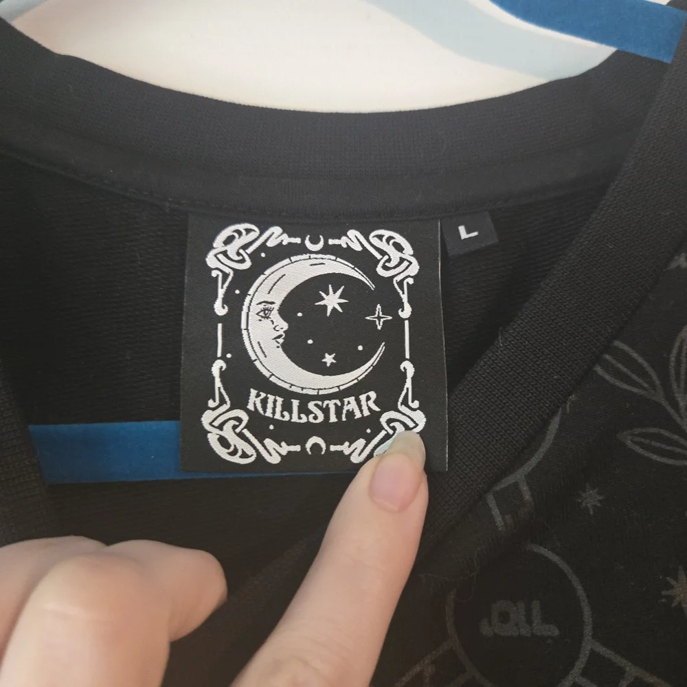 KILLSTAR Black Oversized Sweatshirt - Picture 2 of 2